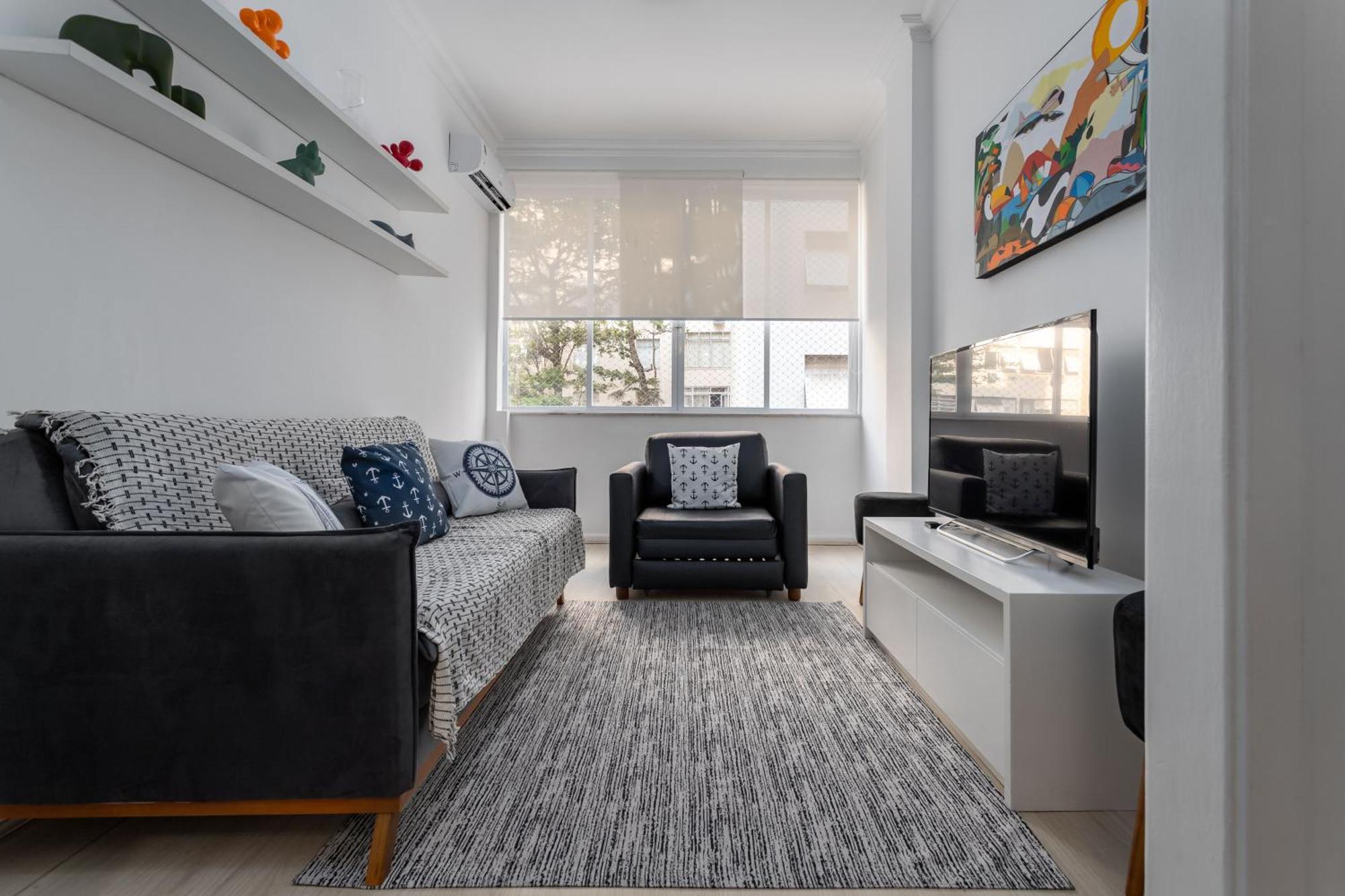 Bucolico, Lindo E Moderno - E Metro Em Copacabana Apartamento *